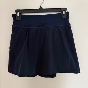SPANX Women's Get Moving Athletic Tennis Skort Skirt Navy SpanxShape